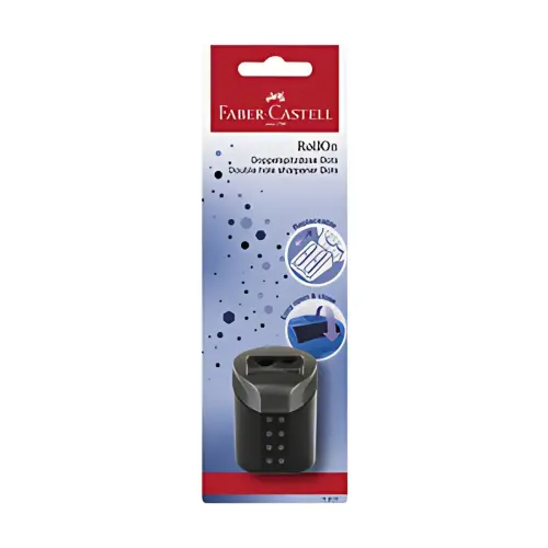 Taille-crayon double RollOn DOTS - sous blister - Faber-Castell photo du produit