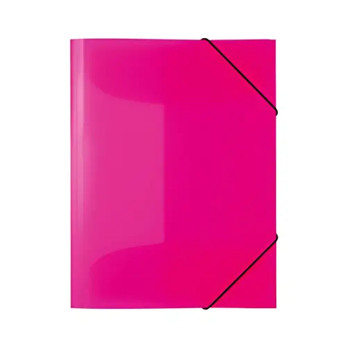 HERMA Chemise à élastiques, en PP, A4, rose fluo photo du produit