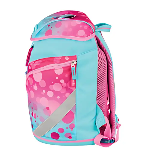 HERLITZ Sac à dos scolaire SoftLight Plus 'Pink Bubbles' photo du produit