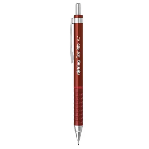 ROTRING Porte-mines Tikky Retro, 0,7 mm, rouge photo du produit