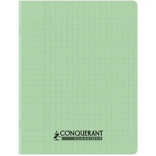 CONQUERANT CLASSIQUE Cahier 240 x 320 mm, Seyès, vert pastel photo du produit