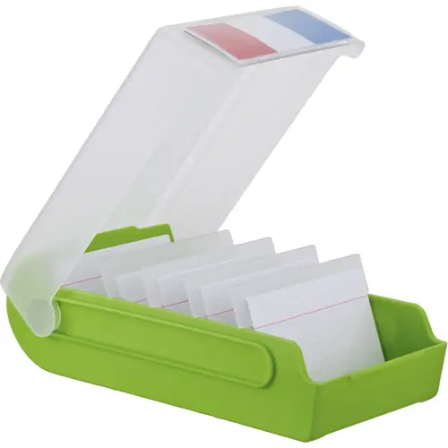 helit Boîte à fiches éducatives 'the beebox A7, citron vert photo du produit