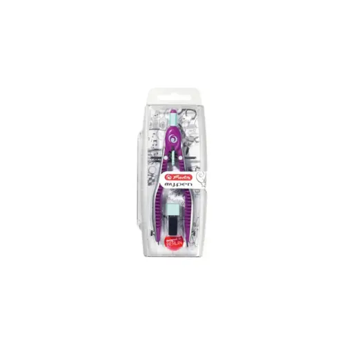 HERLITZ Compas &agrave; r&eacute;glage rapide my.pen, lilas/menthe photo du produit