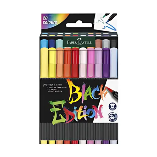 Feutre Black Edition - étui de 20 - Faber-Castell photo du produit