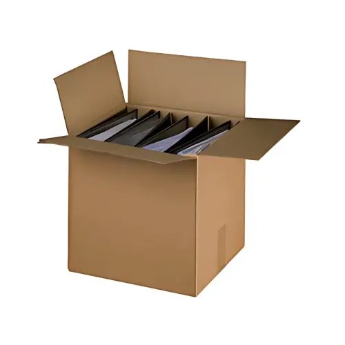 10 smartboxpro Carton d'expédition de classeur, marron, pour 4- photo du produit