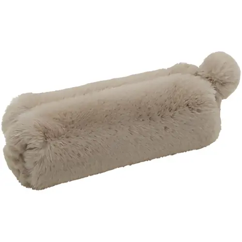 WEDO Trousse 'FLUFFY', en peluche, marron clair photo du produit