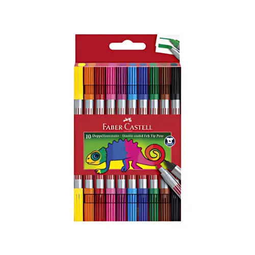 FABER-CASTELL Feutre double pointe, étui de 40 photo du produit