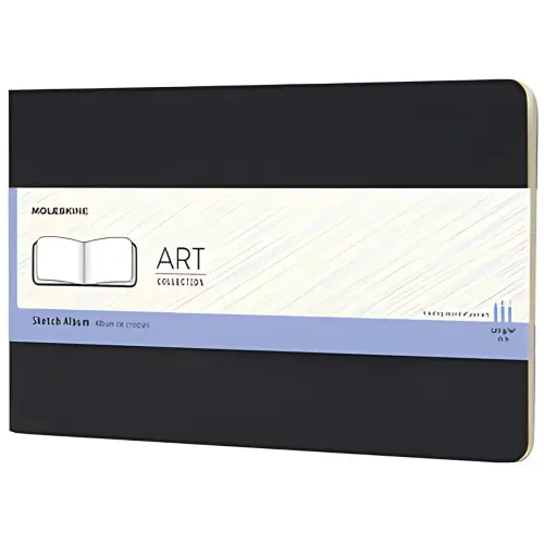 MOLESKINE Album de croquis, P/A6, 120 g/m2, carton, noir photo du produit