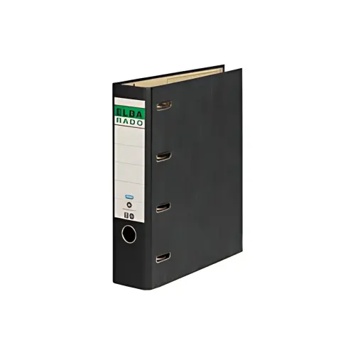 ELBA classeur double m&eacute;canisme rado, largeur dos: 75 mm,noir photo du produit