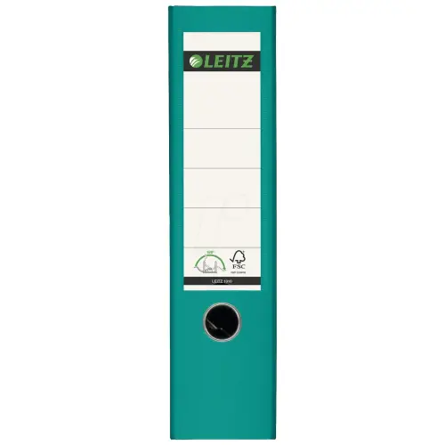 20 LEITZ Classeur à levier 180 degrés, A4, 80 mm, turquoise photo du produit