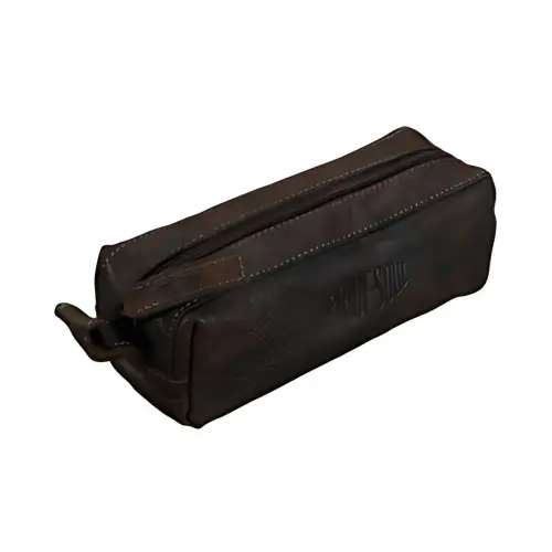 PRIDE&SOUL Trousse, cuir, marron foncé photo du produit