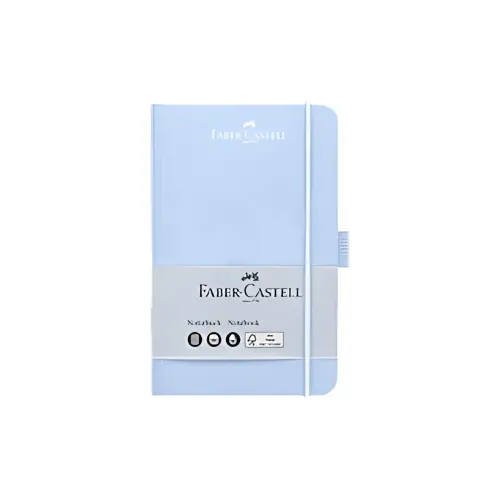 FABER-CASTELL Carnet, A6, quadrill&eacute;, bleu ciel photo du produit