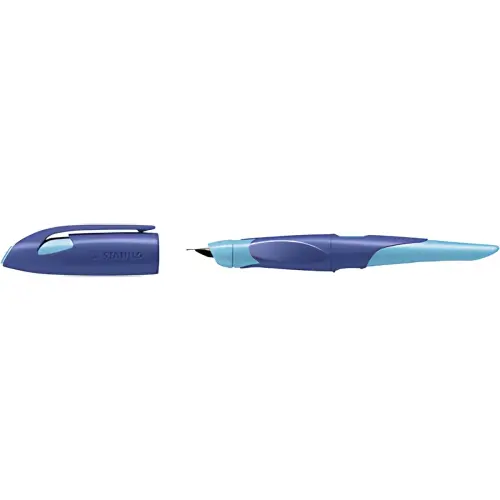 STABILO Stylo plume EASYbirdy R, droitiers, bleu/vert photo du produit