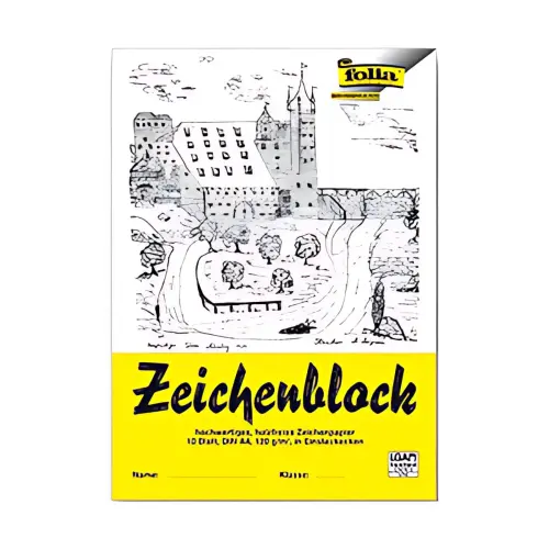 folia Bloc à dessiner, A3, 120 g/m2, 10 feuilles photo du produit