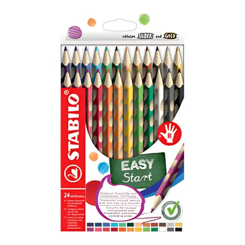 STABILO Crayon de couleur EASYcolors R, étui de 24 photo du produit