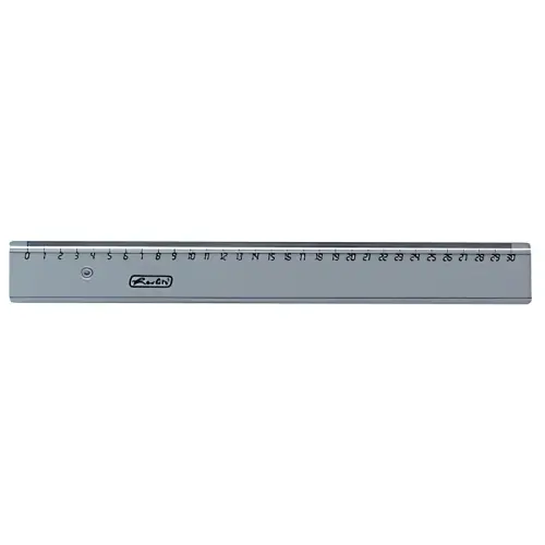 Règle plate - longueur 300 mm - transparente - Herlitz photo du produit