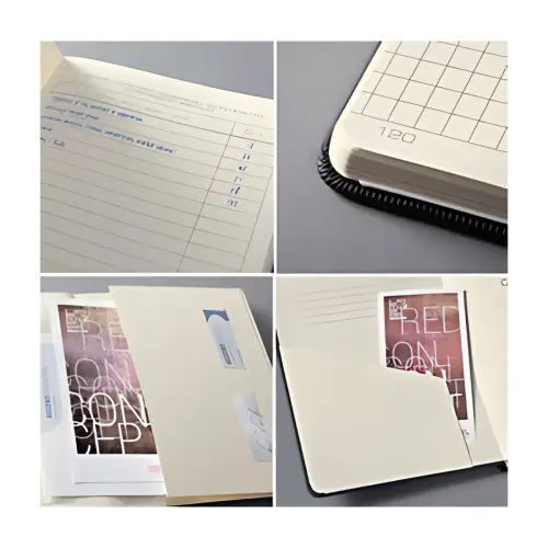 sigel Carnet de notes Conceptum, A4+, quadrillé, noir photo du produit