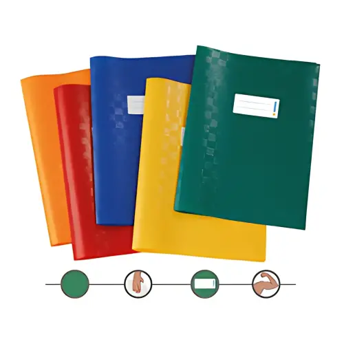 HERMA Prot&egrave;ge-cahier Bast, format A4, en PP, set de 10 photo du produit