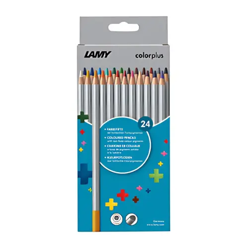 LAMY Crayon de couleur triangulaire colorplus, étui de 24 photo du produit