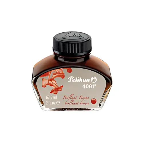 Pelikan Encre 4001 dans un flacon en verre, brun photo du produit