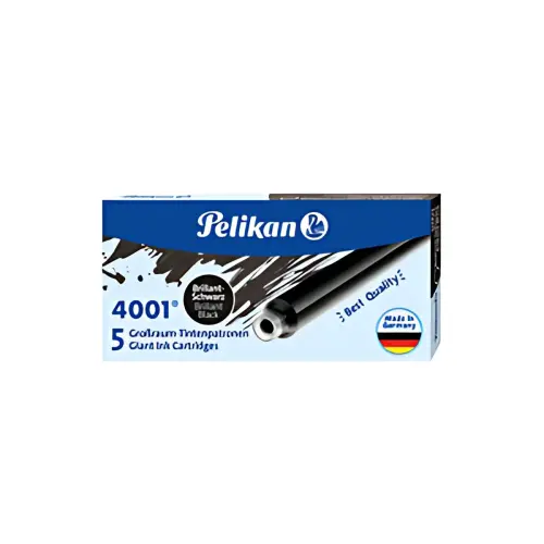 Pelikan Cartouches d'encre grand volume 4001 GTP/5,bleu-noir photo du produit