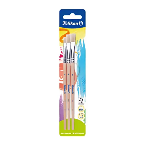Pelikan Kit de pinceau brosse 613 F, 2 pi&egrave;ces, assorti photo du produit
