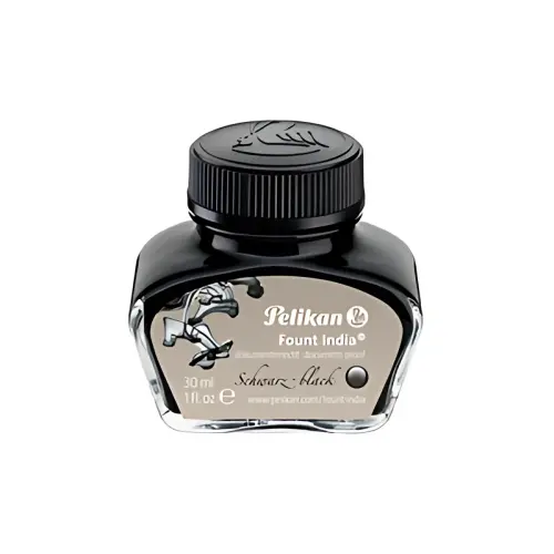 Pelikan Encre 'Fount India', noir, dans un flacon photo du produit