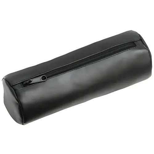 Alassio Trousse ronde XXL, en cuir, noir photo du produit