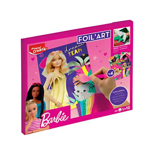 MAPED Creativ Kit créatif FOIL ART Barbie, 18 pièces photo du produit