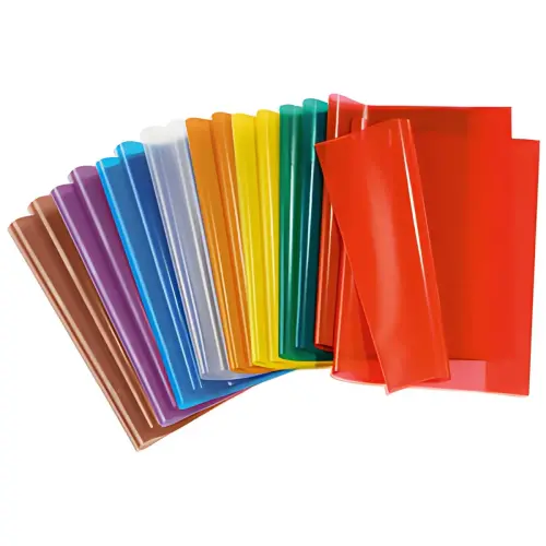 25 HERMA Protège-cahiers, format A4, en PP, orange transparent photo du produit