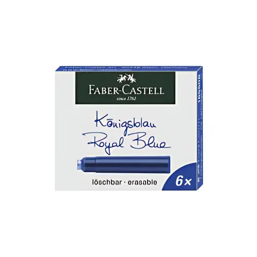FABER-CASTELL Cartouches d'encre standard, noir photo du produit