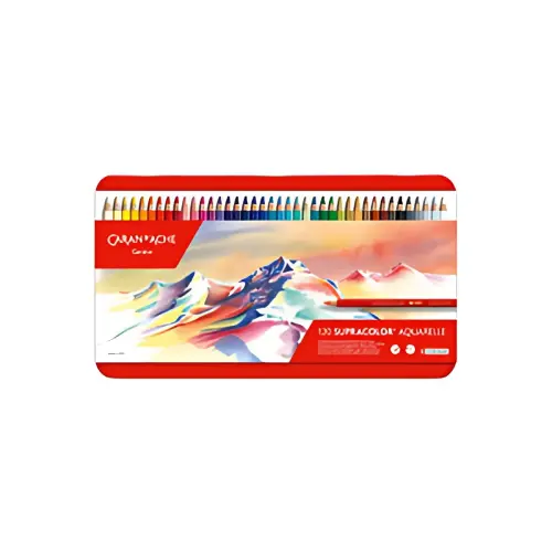 Crayons de couleur SUPRACOLOR - étui métal de 120 - Caran d'Ache photo du produit