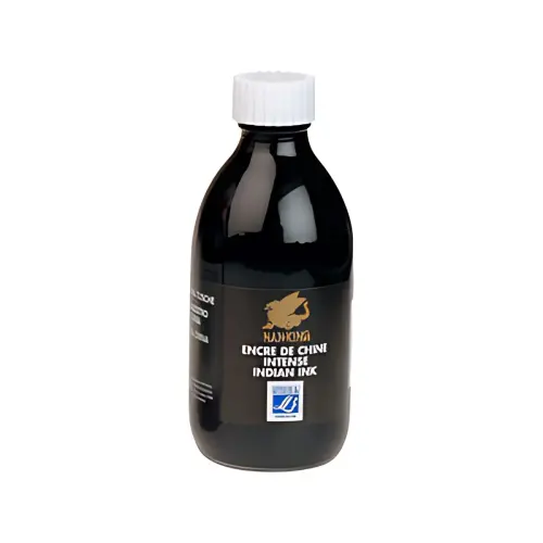 LEFRANC BOURGEOIS Encre de Chine Nan-King, 14 ml, noir photo du produit