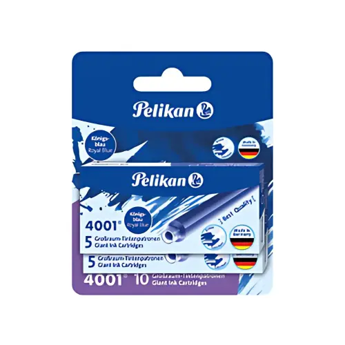 Pelikan Cartouche d'encre longues 4001 GTP/5, bleu photo du produit