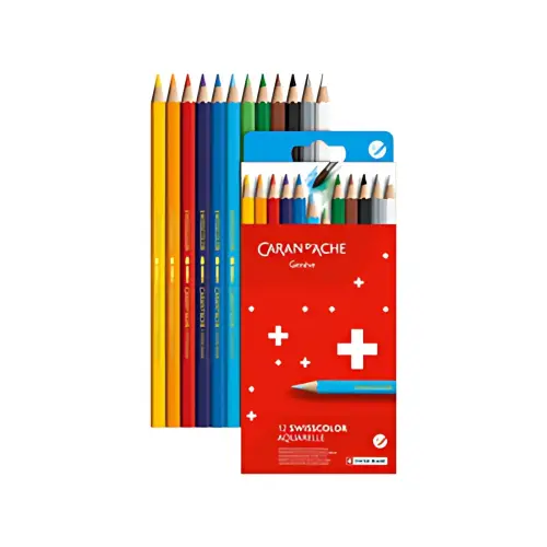 CARAN D'ACHE Crayons de couleur Swisscolor Aquarelle photo du produit