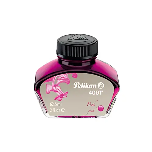 Encre 4001 dans un flacon en verre - Rose - Pelikan photo du produit