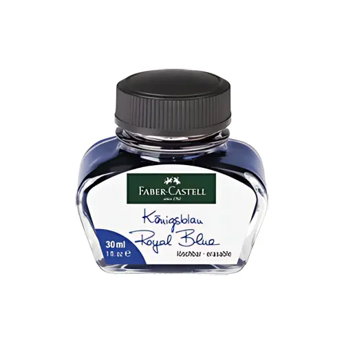 Flacon d'encre - contenu 30 ml - Bleu roy - Faber-Castell photo du produit