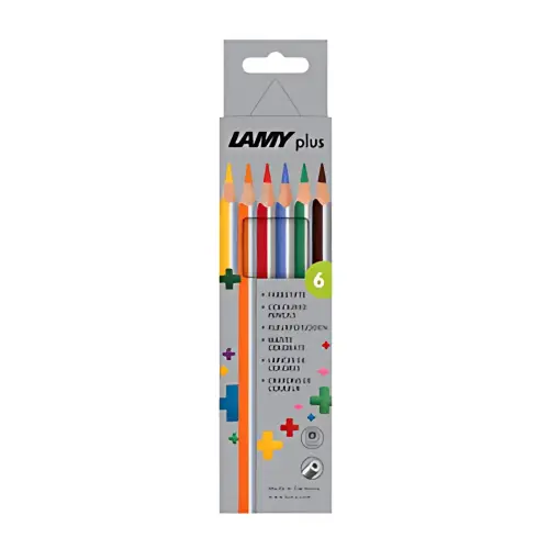 LAMY Crayon de couleur triangulaire plus, &eacute;tui carton de 6 photo du produit