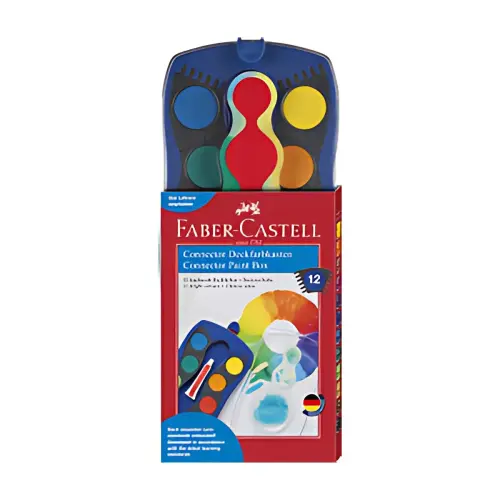 Palette de peinture CONNECTOR - 24 couleurs - Faber-Castell photo du produit