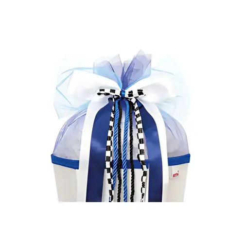 ROTH Pochette 'Speed', blanc/bleu/noir en 70% polyester et photo du produit