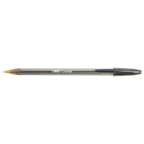 Stylos - bille cristal écriture moyenne 0.5mm encre noir - Bic photo du produit