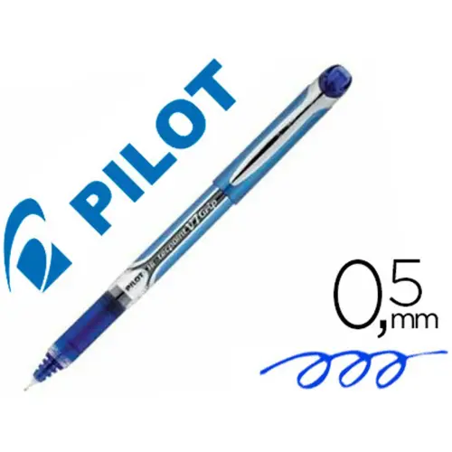 Stylos v7 grip &eacute;criture moyenne 0.5mm clip m&eacute;tal - Bleu - Pilot photo du produit