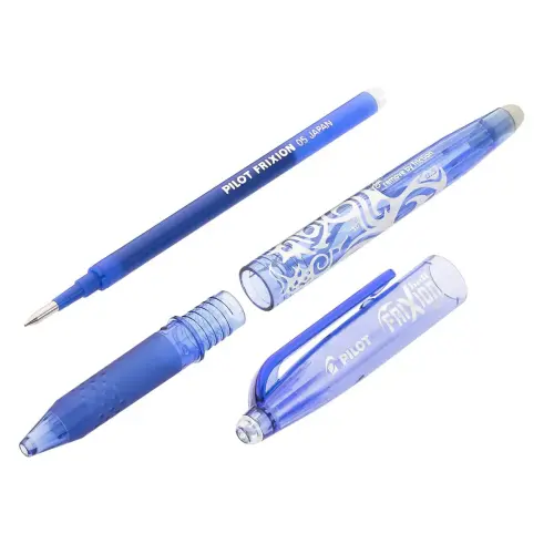 Rollers frixion ball encre gel pointe fine bleu - Pilot photo du produit