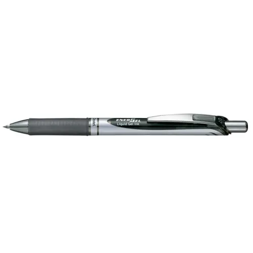 Rollers energel retractable 0.7mm noir clip metal - Pentel photo du produit