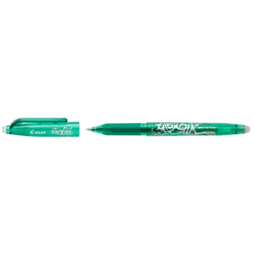 Rollers frixion ball encre gel pointe fine vert - Pilot photo du produit