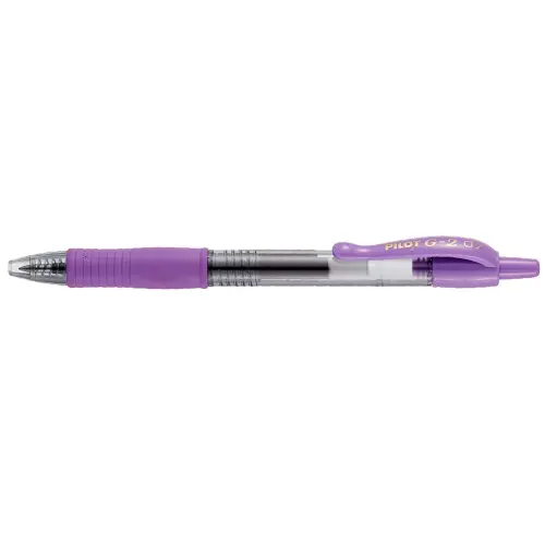 Rollers g2 7 fun &eacute;criture moyenne 0.4mm encre gel violet - Pilot photo du produit
