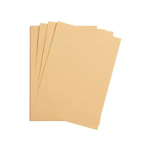 25 feuilles papier Maya 270 g - 500 x 700 mm - Abricot - Clairefontaine photo du produit