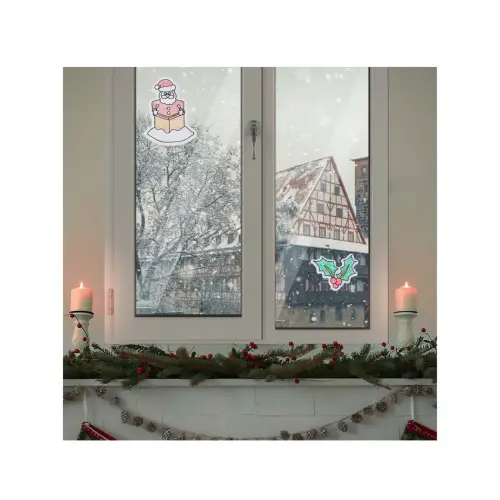 Pack de 66 gommettes sodertex transparentes 17x22 cm 6 planches - Sodertex loolipo photo du produit