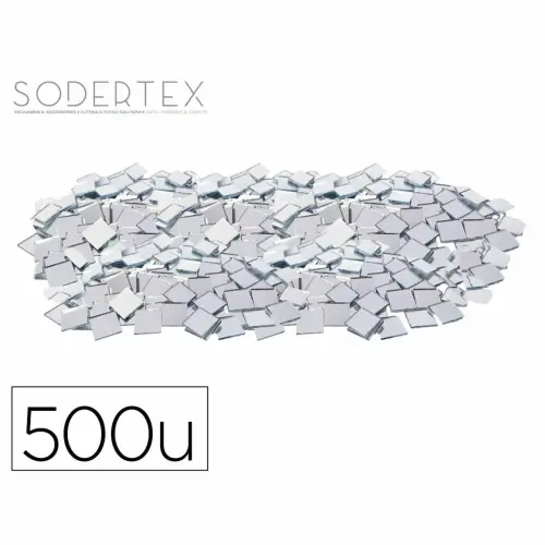 Gommette loolipo mosaique miroir 1, 3x1, 3cm sachet 500 unités - Sodertex loolipo photo du produit
