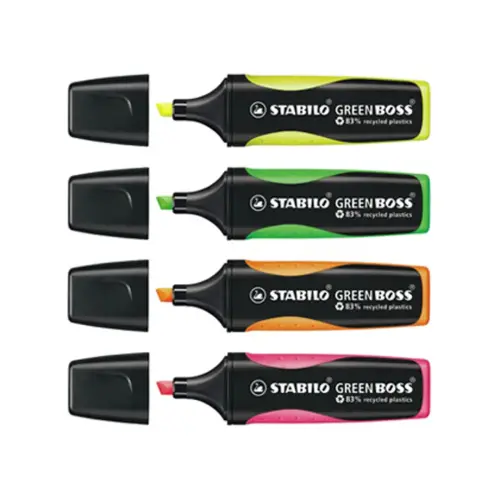 Surligneur Green Boss - jaune - Stabilo photo du produit